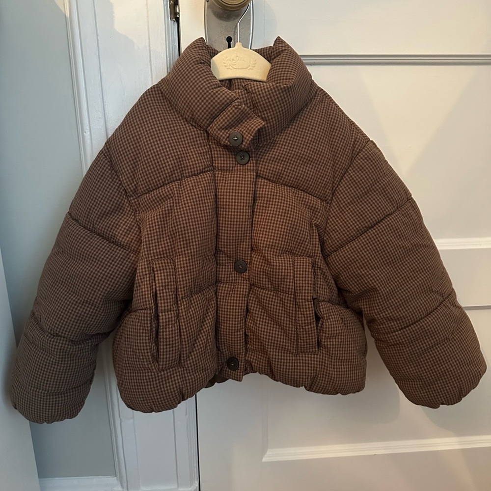 Zara Brown Kids Puffer Jacket